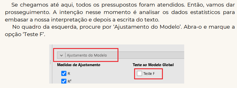 Testando pressupostos da regressão linear
