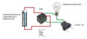 Circuito com relê